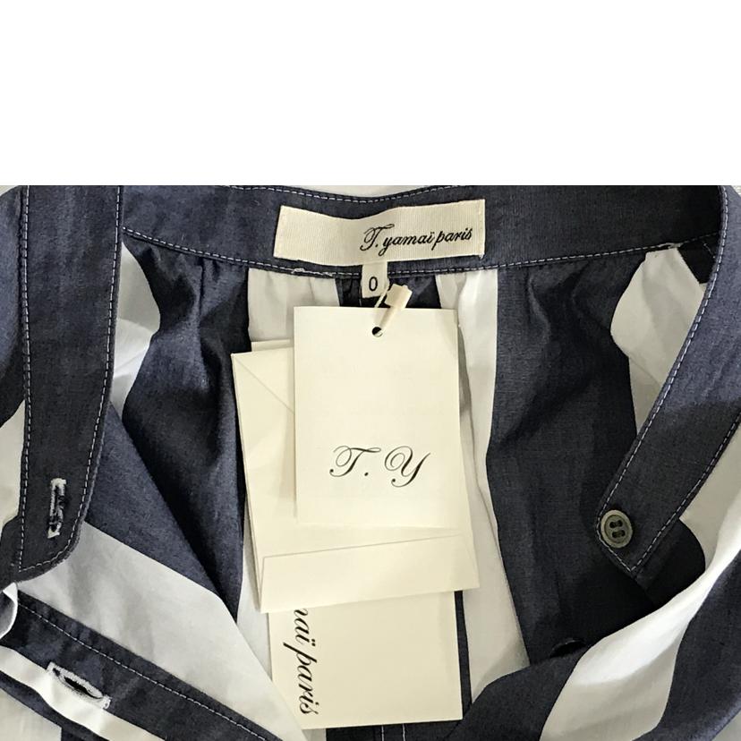 t.yamai paris ティヤマイ パリ/バンドカラーシャツ/TY48-10-FC198//Aランク/51