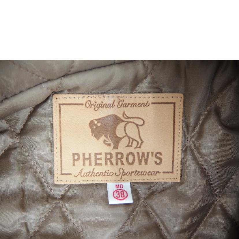 Pherrows フェローズ/Pherrowsフルジップパーカー/内キルティング/PQCP2//ABランク/82