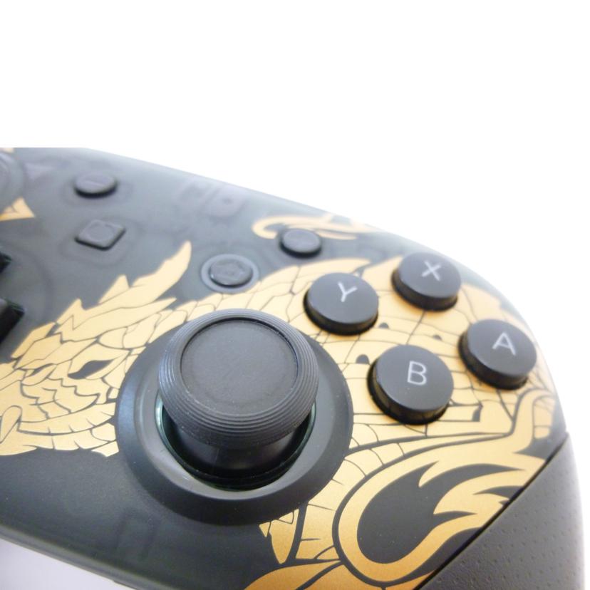 nintenso 任天堂/スイッチProコントローラー/モンハンライズエディション/HAC-A-FSSKN//R1NN2A0/ABランク/88