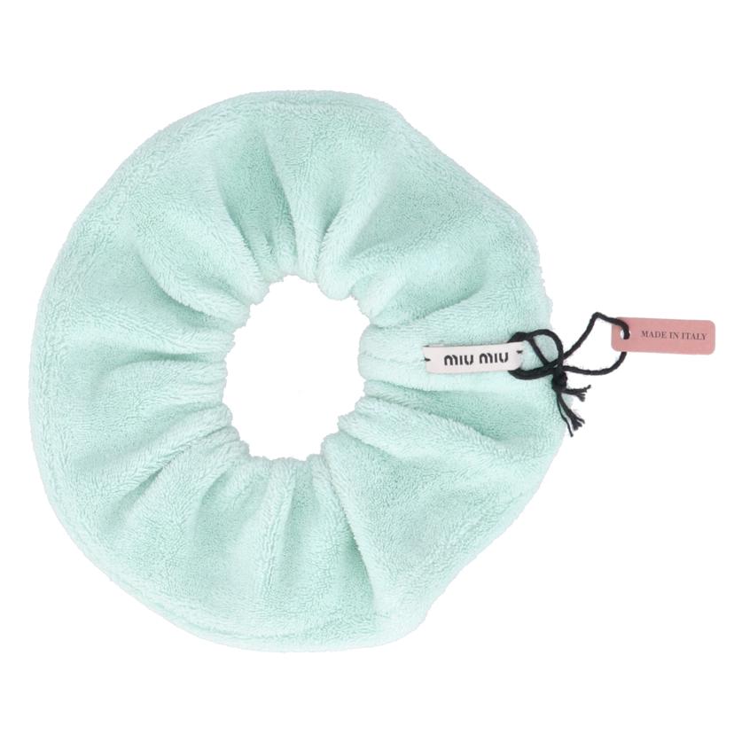 miumiu ミウミウ/シュシュ/エメラルドグリーン//SAランク/91