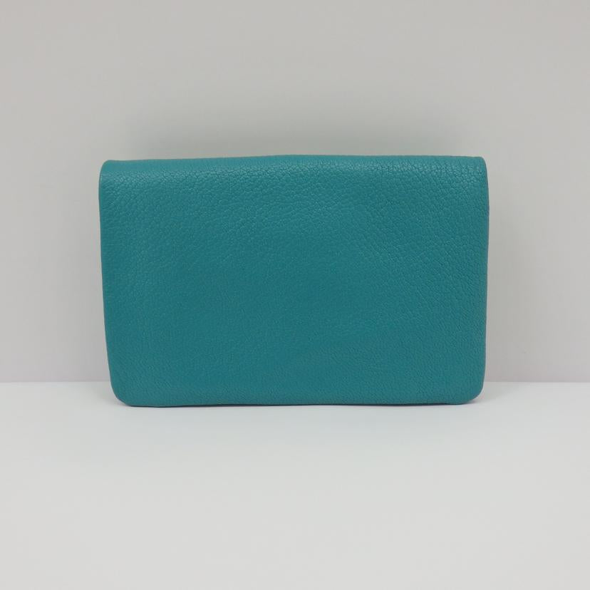 ANA SUI アナスイ/アナスイ レザー二つ折りがま口財布//Aランク/77