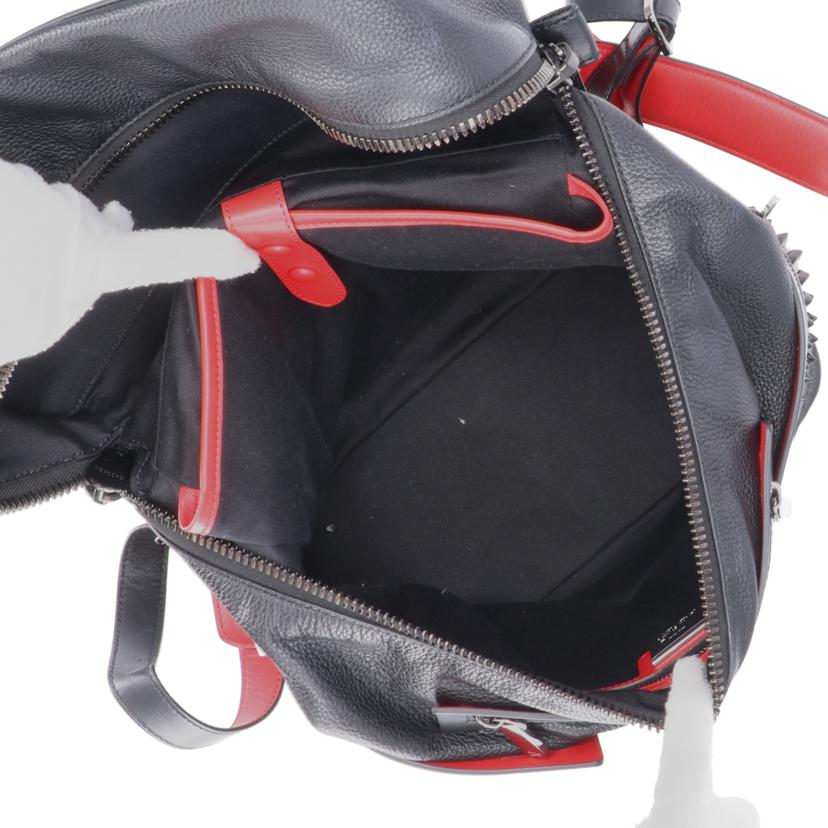 C.Louboutin クリスチャンルブタン/スタッズレザーバックパック//Aランク/38