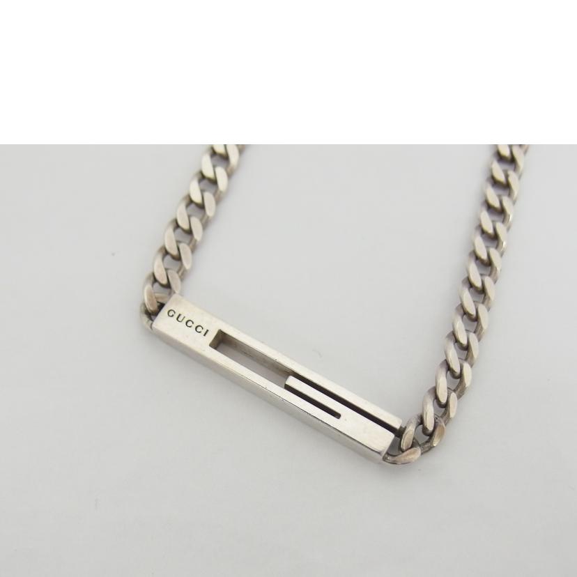 GUCCI グッチ/925カットアウトGネックレス//☆738FI/ABランク/18