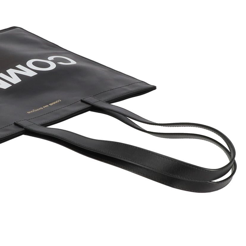 COMMEdesGARCONS20%UP/ヒュージロゴ レザートートバッグ//Aランク/70