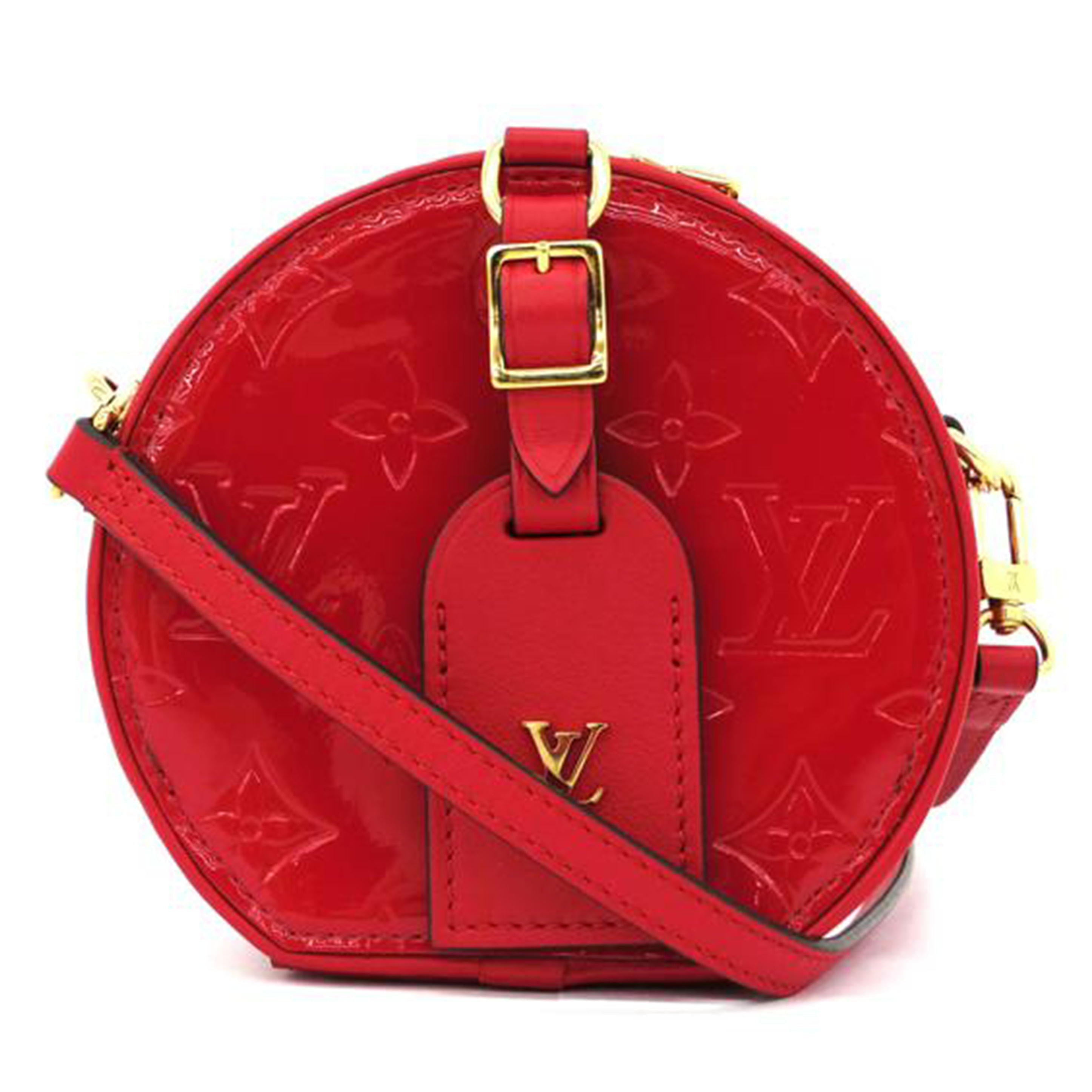 LOUIS VUITTON ルイヴィトン/ミニボワットシャポー/ヴェルニ/M90498//RFI*/Aランク/75