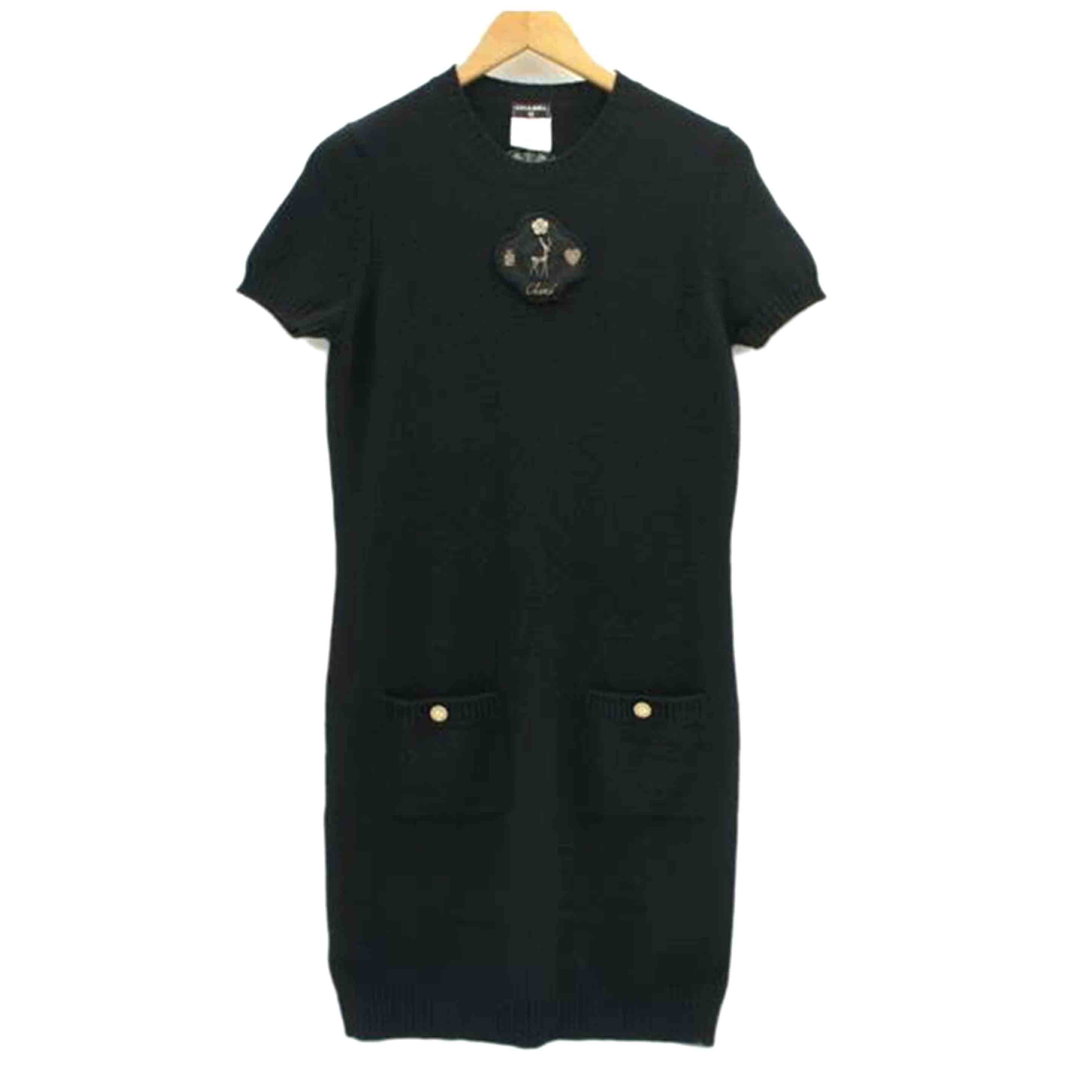 CHANEL シャネル/半袖ニットワンピース/P36450K02249//B37**/Bランク/85