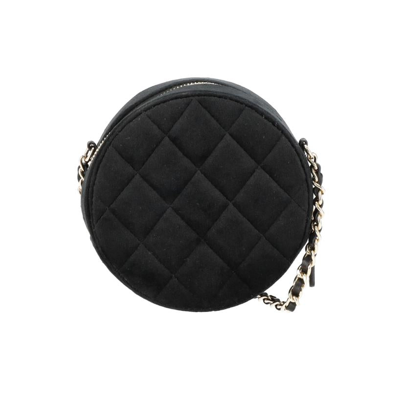CHANEL シャネル/マトラッセスエードラウンドチェーンショルダー//304*****/Aランク/75
