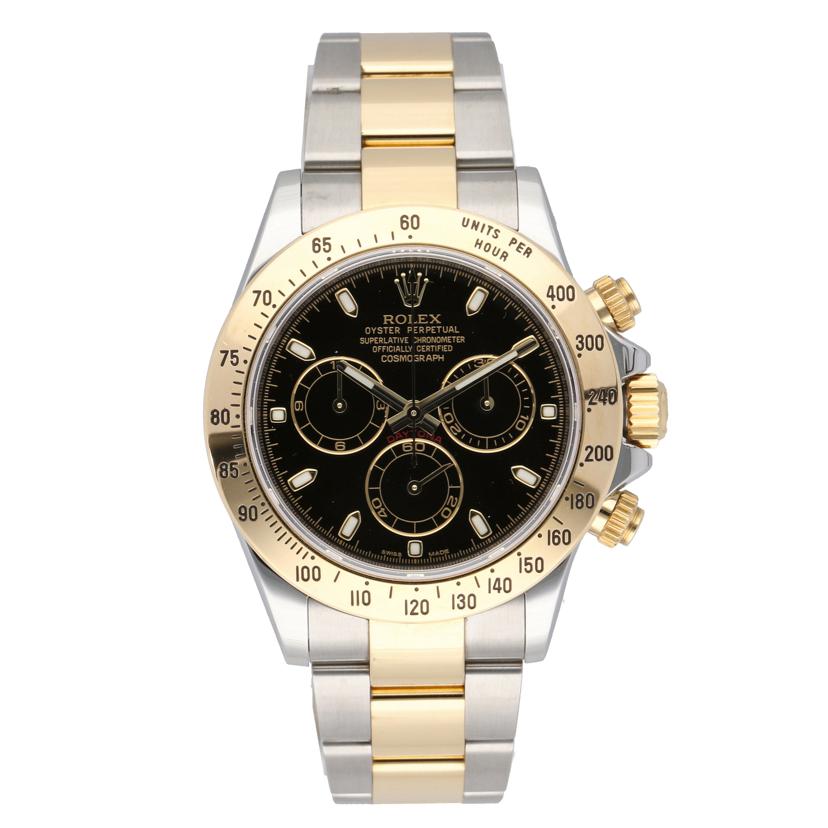 ROLEX ロレックス/コスモグラフ・デイトナ・ブラック/SS×YG/G番/116523//G41**********/Aランク/81