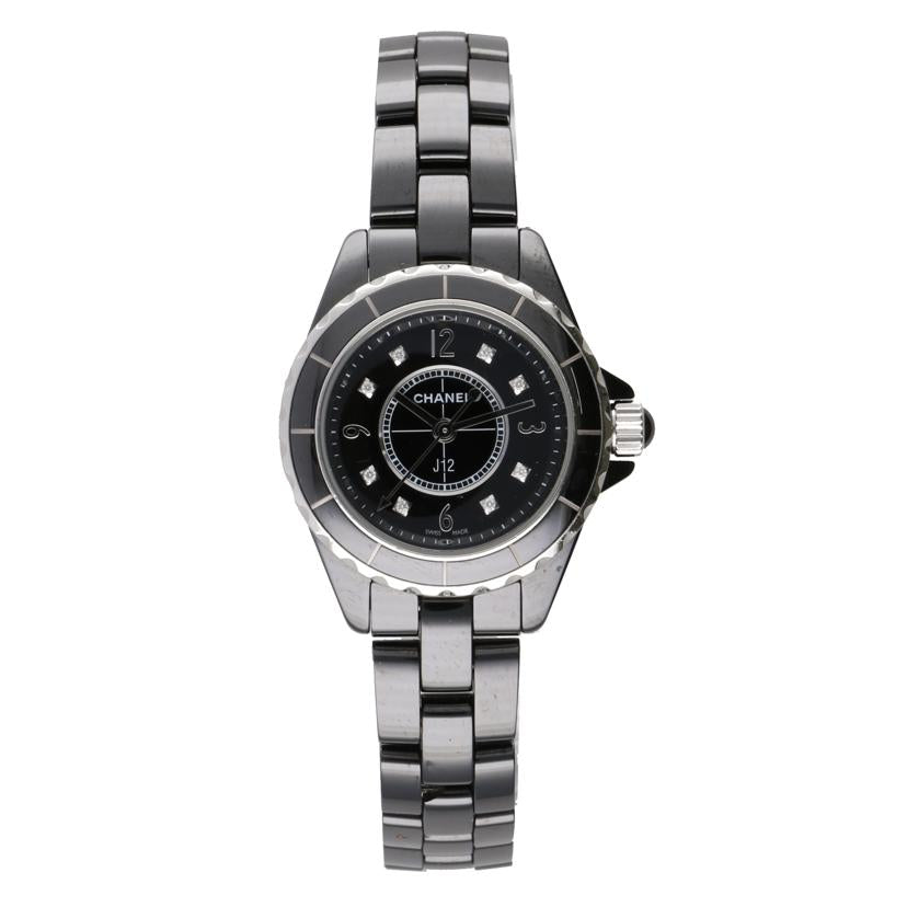CHANEL シャネル/J12 / 8Pダイヤ / セラミッククオーツ/H2569//O.K******/Aランク/91