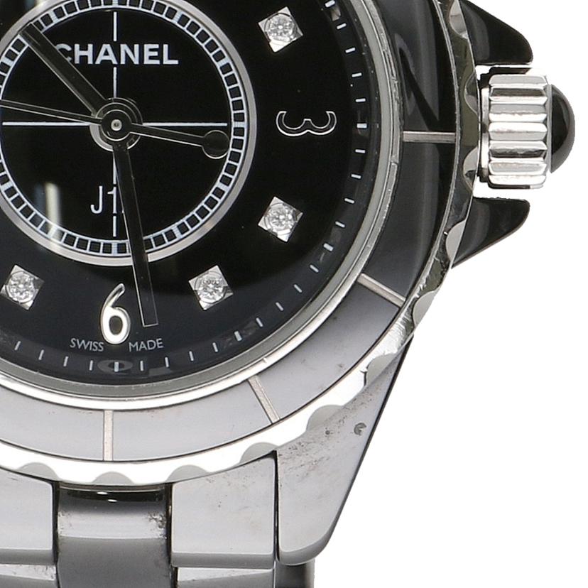 CHANEL シャネル/J12 / 8Pダイヤ / セラミッククオーツ/H2569//O.K******/Aランク/91