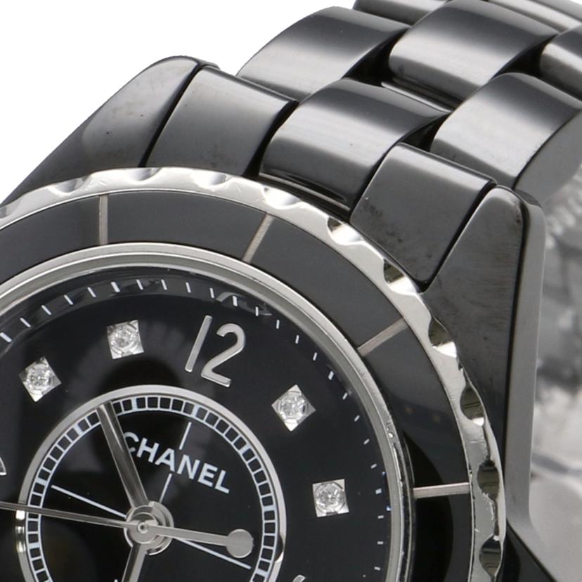 CHANEL シャネル/J12 / 8Pダイヤ / セラミッククオーツ/H2569//O.K******/Aランク/91