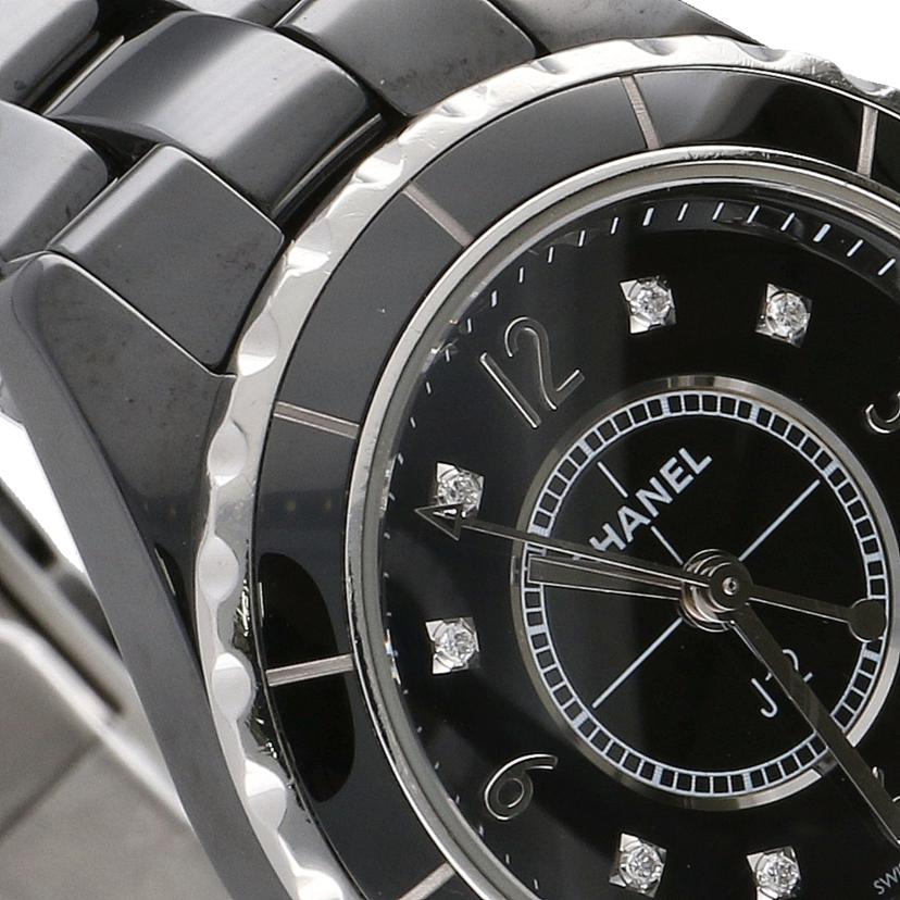 CHANEL シャネル/J12 / 8Pダイヤ / セラミッククオーツ/H2569//O.K******/Aランク/91