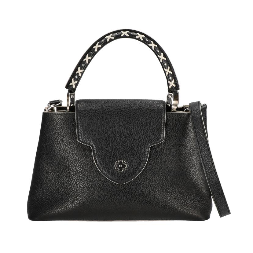 LV ルイヴィトン/カプシーヌMM/トリヨンレザー/ノワール/M52389//AH2***/Bランク/75