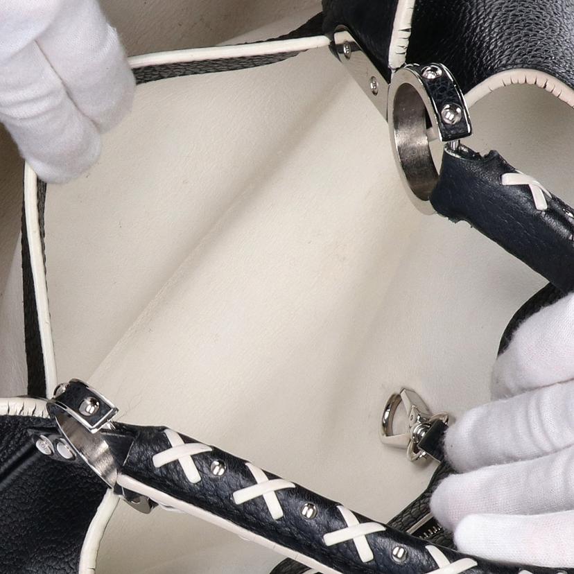 LV ルイヴィトン/カプシーヌMM/トリヨンレザー/ノワール/M52389//AH2***/Bランク/75