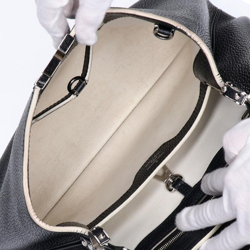 LV ルイヴィトン/カプシーヌMM/トリヨンレザー/ノワール/M52389//AH2***/Bランク/75