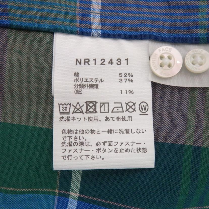 THE NORTHFACE/L/Sマドラスシャツ/NR12431//Sランク/77