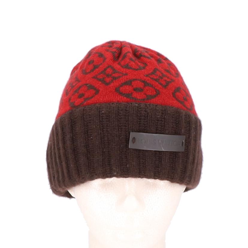 LV ルイヴィトン/モノグラム柄ニット帽//Bランク/85