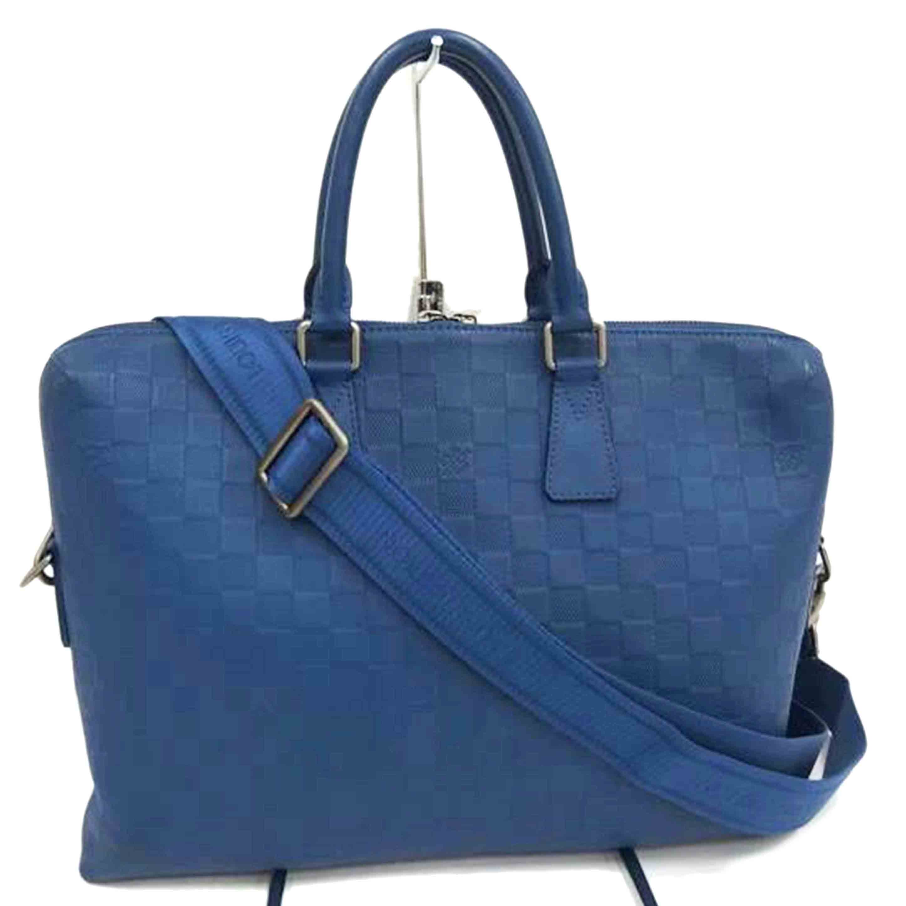 LV ルイヴィトン/ポルトドキュマンジュール トレドブルー /N41328//CA0***/ABランク/82