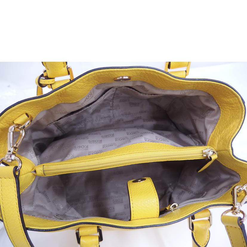 MICHAEL KORS マイケルコース/MICHAEL KORS 2wayレザーバック/イエロー//Bランク/82