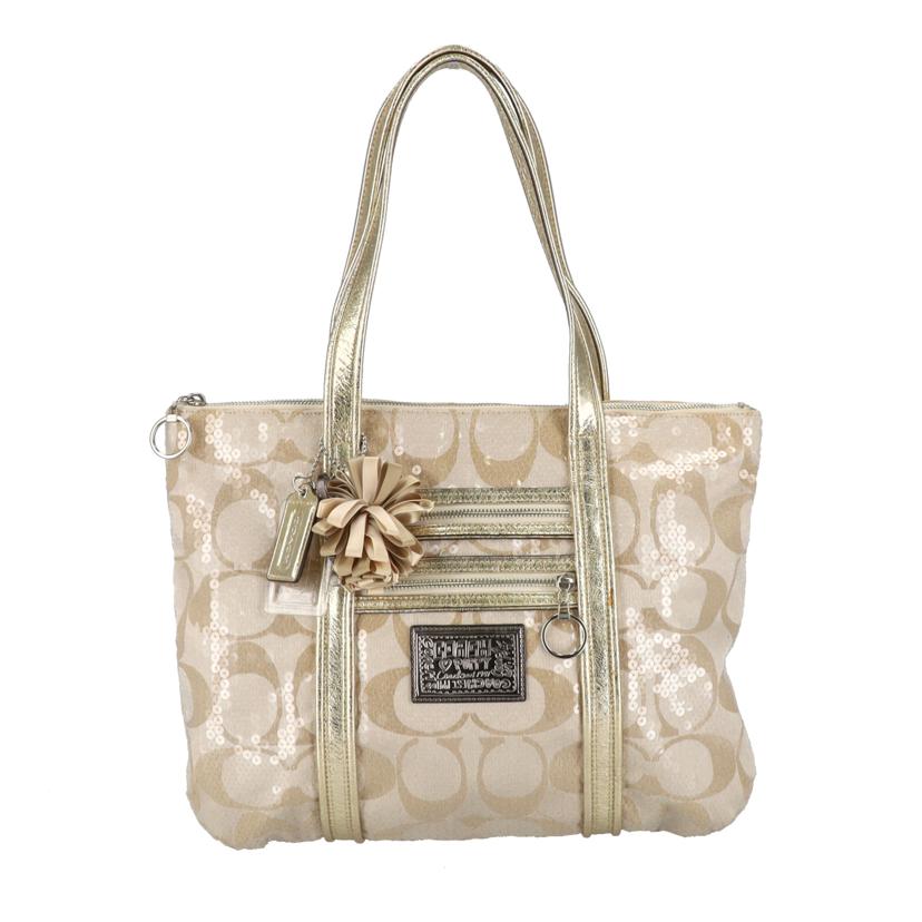 COACH コーチ/シグネチャー/スパンコールトートバッグ/14536//L09**/ABランク/18