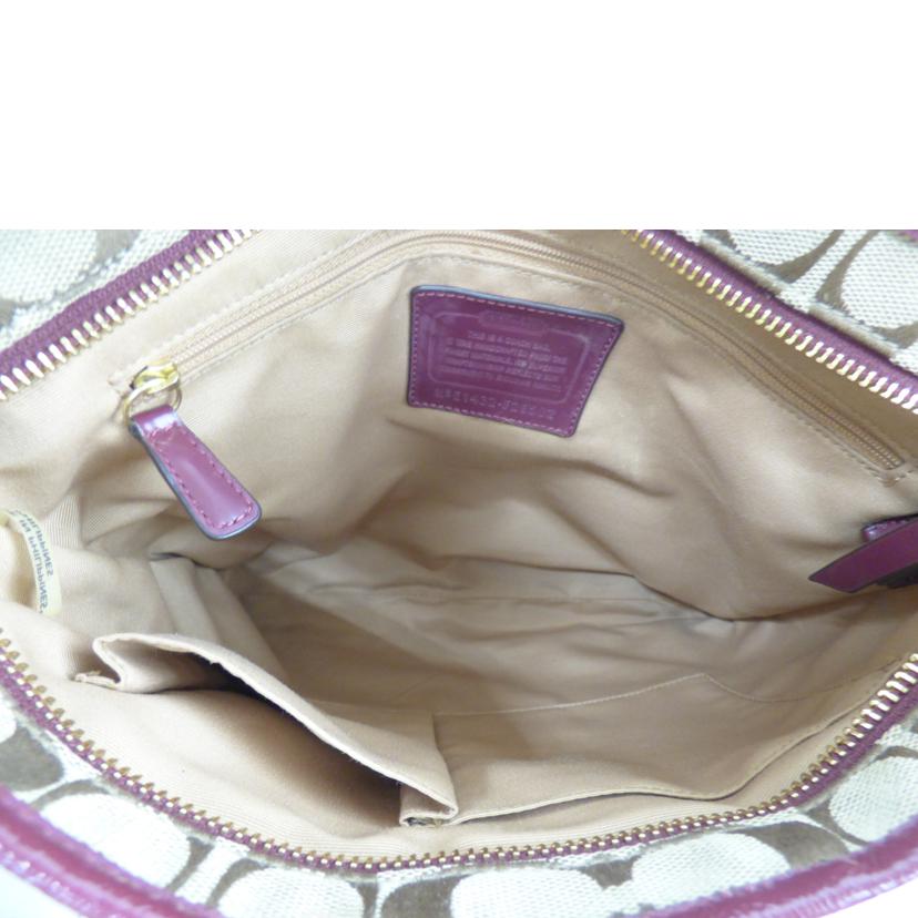 COACH コーチ/シグネチャーミャンバスショルダー/F28502//E14**/Bランク/64