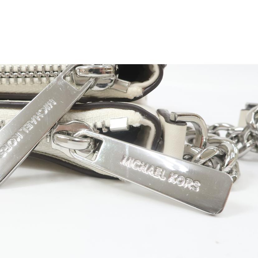 MICHAEL KORS マイケルコース/チェーンショルダーバッグ ホワイト/35F9SY9C9L//ABランク/65
