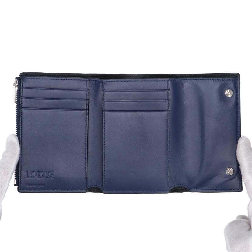 LOEWE ロエベ/LOEWE/リネン三つ折り財布//101***/ABランク/75