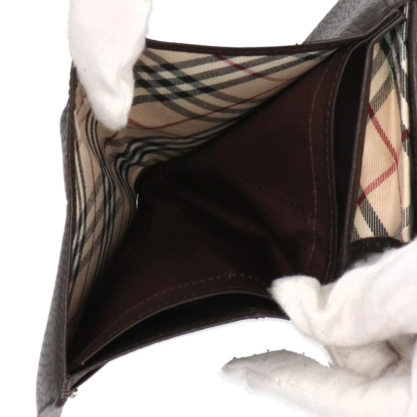 BURBERRY バーバリー/L字ファスナー二つ折り財布/ブラウン//Aランク/18