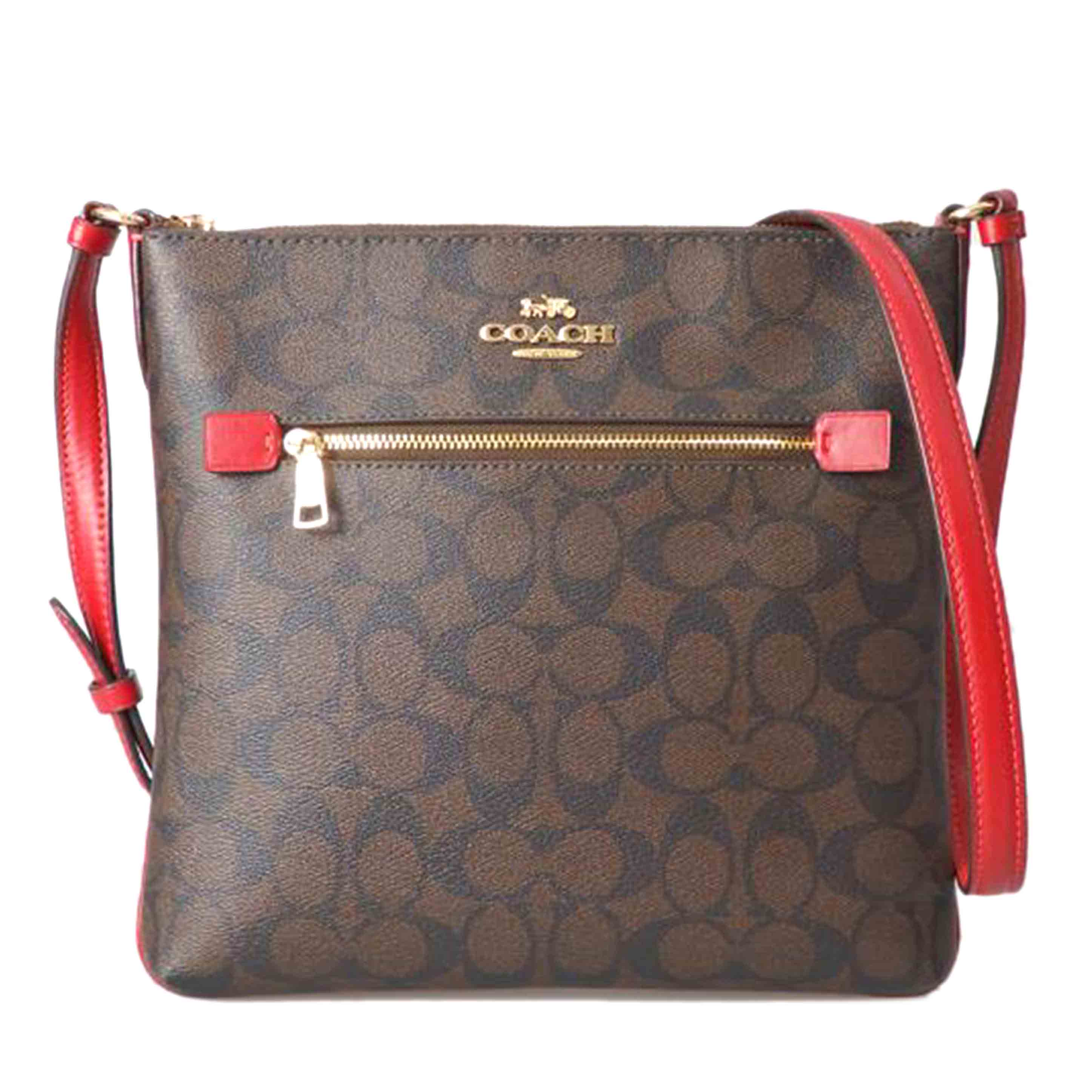 COACH コーチ/シグネチャーショルダーバッグ/C1554//H22**/Aランク/76