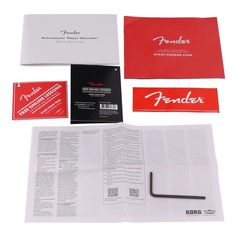 Fender Mexico フェンダー/エレアコギター/Acoustasonic Player Telecaster//MXA2402634/Cランク/76