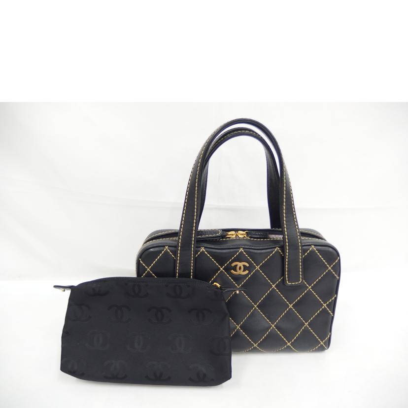 CHANEL シャネル/ワイルドステッチハンド/黒//969****/ABランク/82