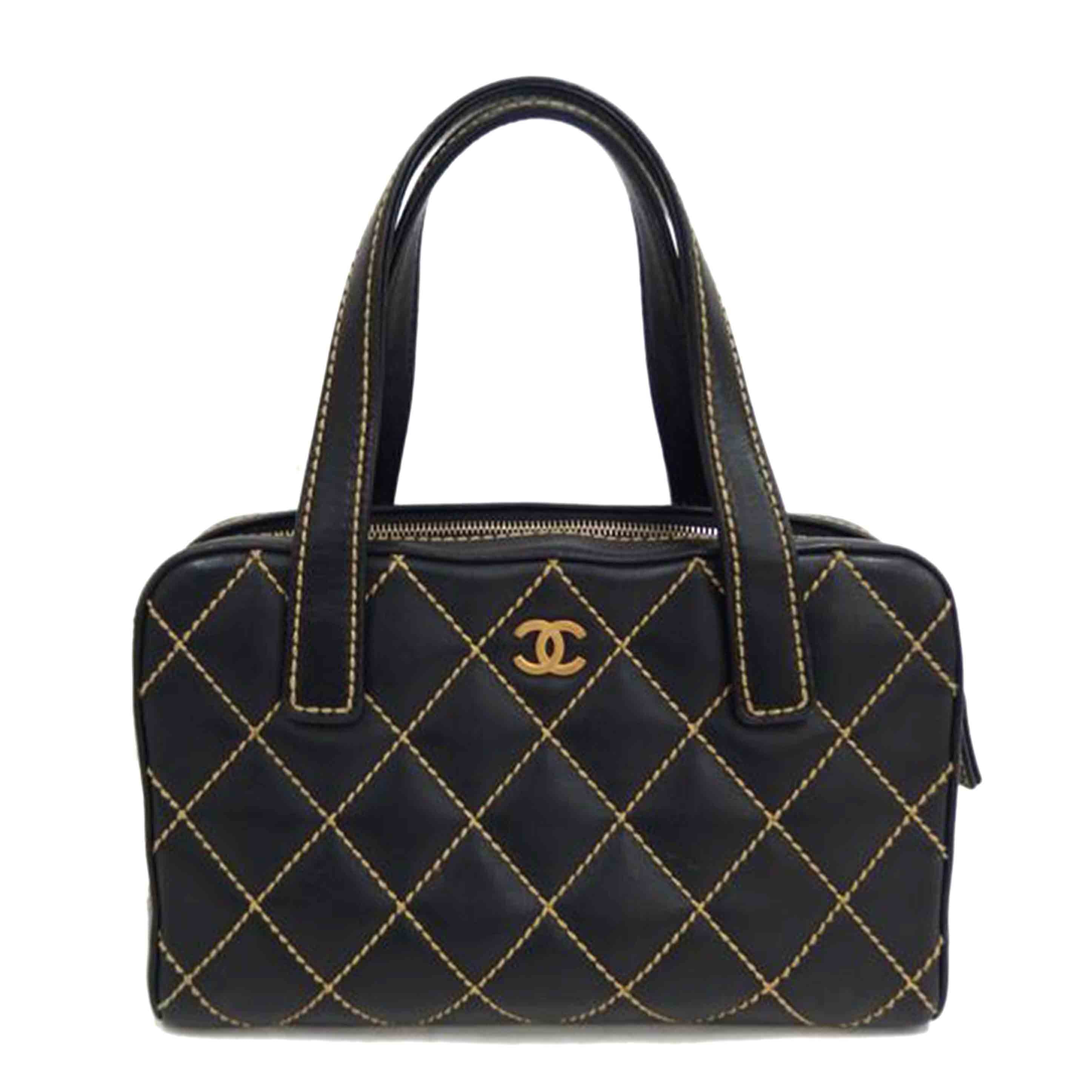 CHANEL シャネル/ワイルドステッチハンド/黒//969****/ABランク/82