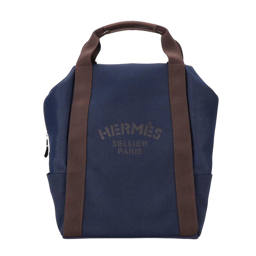 HERMES エルメス/サックド パンサージュ グルーム/バックパック/ネイビ-//Sランク/93