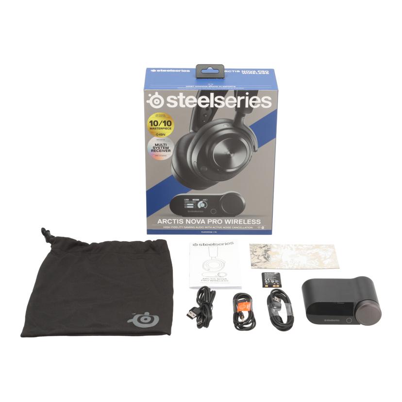 SteelSeries スティールシリーズ /ゲーミングヘッドセット/ARCTIS NOVA PRO WIRELESS 61522//6152244913192303168/Bランク/85