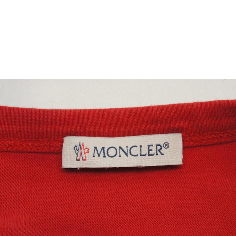 MONCLER モンクレール/MAGLIA T-SHIRS レッドロゴTシャツ//Aランク/92