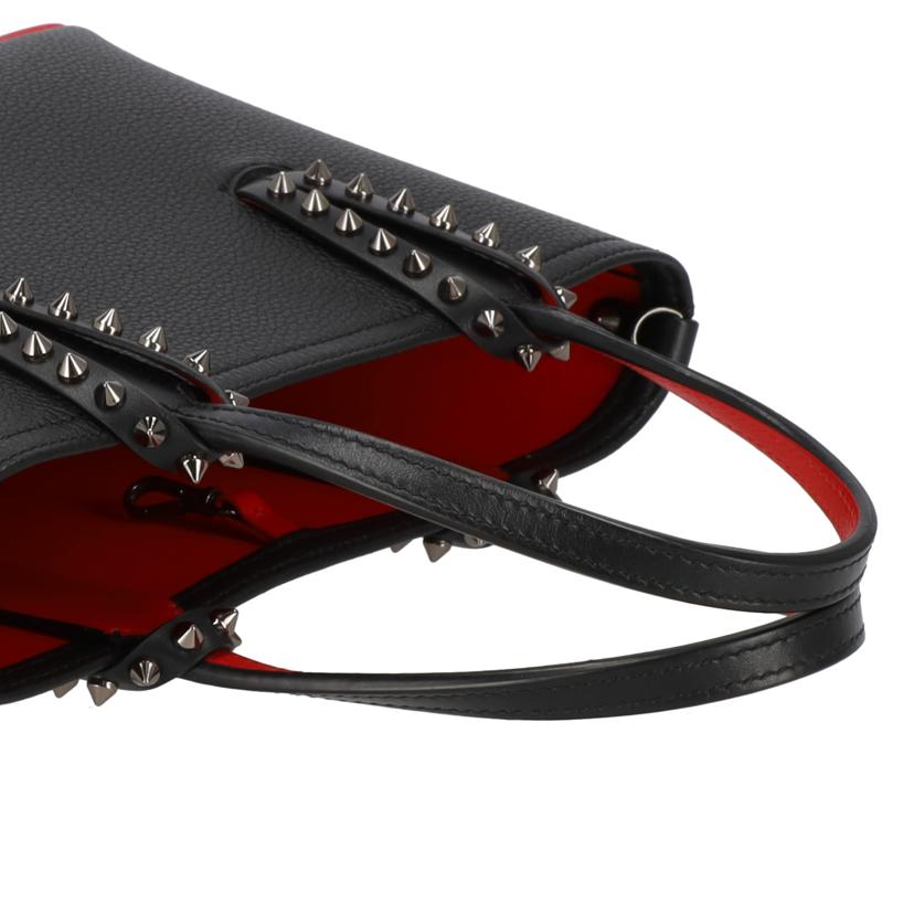 Christian Louboutin クリスチャン ルブタン/カバタ ミニ トートバッグ/ブラック×レッド/1205054 CM53//Aランク/18