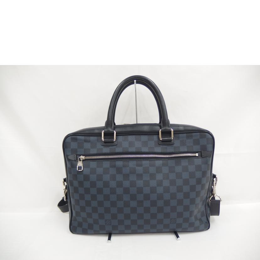 LV ヴィトン/ポルトドキュマン/ダミエコバルト/N41347//FL2***/ABランク/82