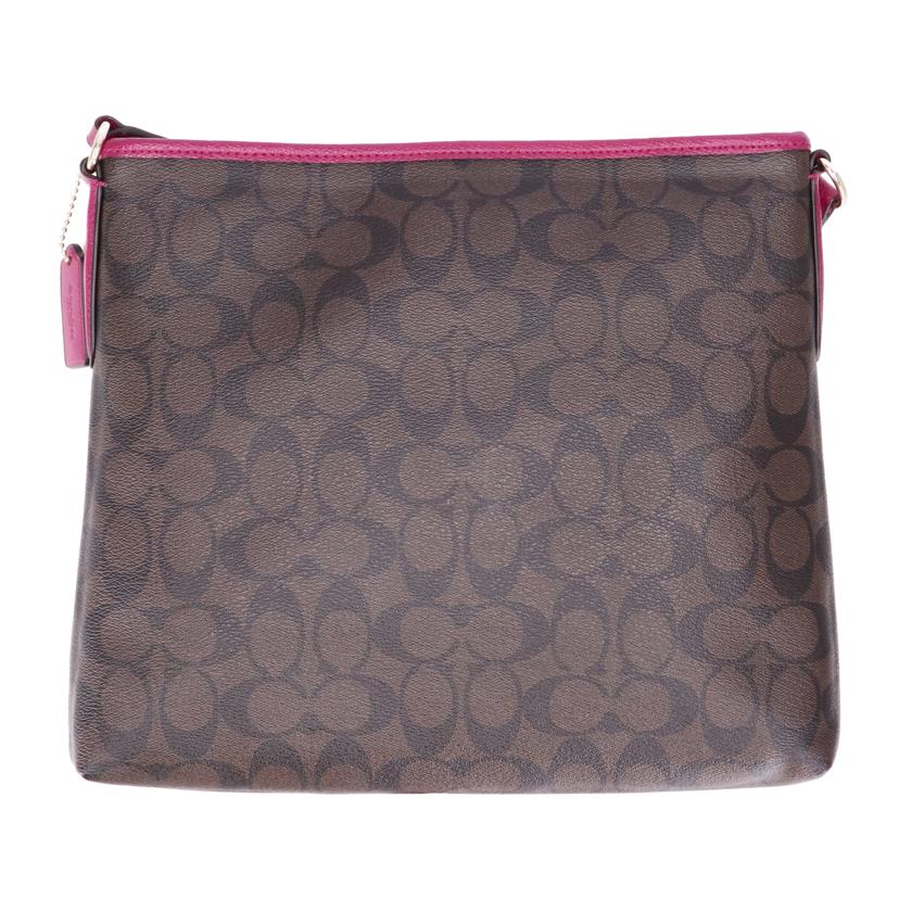 COAH コーチ/ショルダーバッグ/シグブラウン×パープル/F34938//D16**/ABランク/06