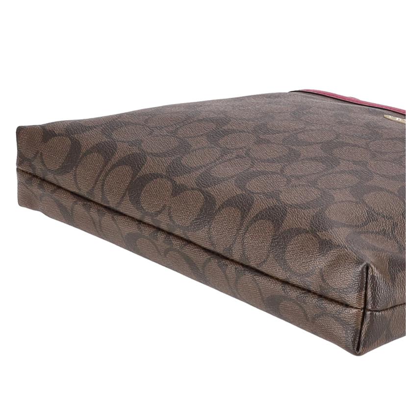 COAH コーチ/ショルダーバッグ/シグブラウン×パープル/F34938//D16**/ABランク/06