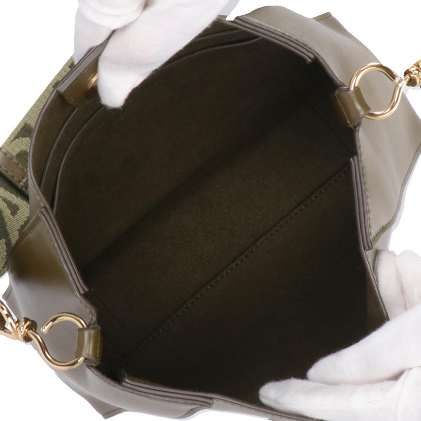 STELLA McCARTNEY ステラマッカートニー/ロゴショルダーバッグ/カーキ/700073W8542//Aランク/18