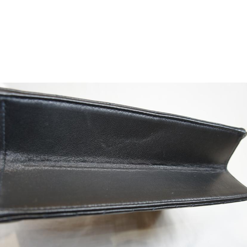 CHANEL シャネル/マトラッセラムスキンチェーンショルダーブラック/ゴールド金具/ターンロック//825****/Aランク/92