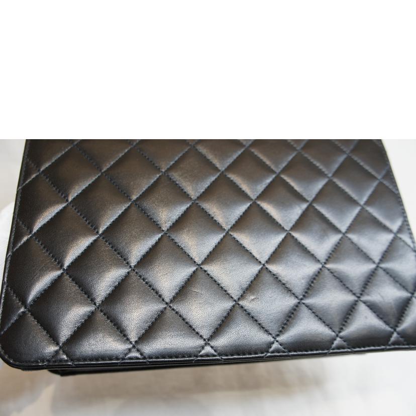 CHANEL シャネル/マトラッセラムスキンチェーンショルダーブラック/ゴールド金具/ターンロック//825****/Aランク/92