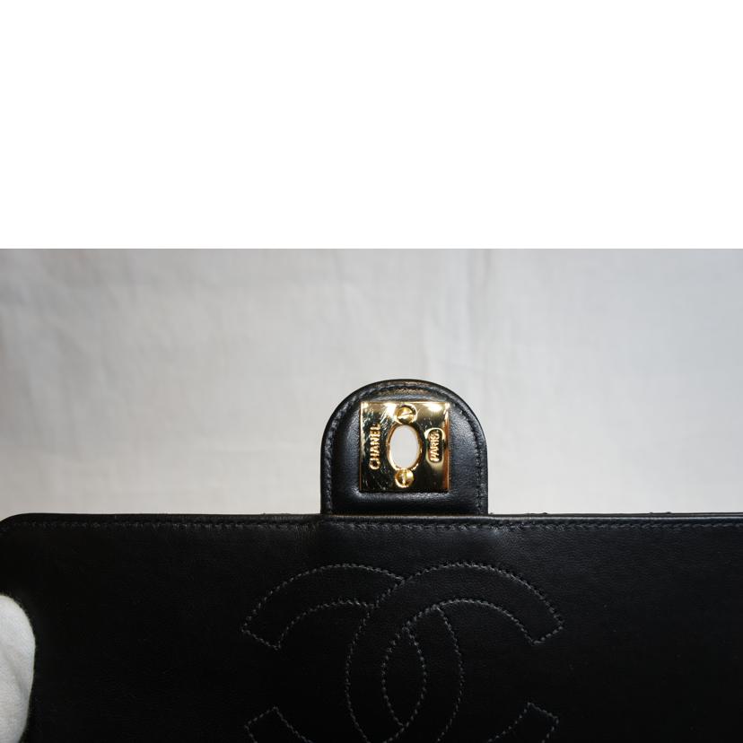 CHANEL シャネル/マトラッセラムスキンチェーンショルダーブラック/ゴールド金具/ターンロック//825****/Aランク/92