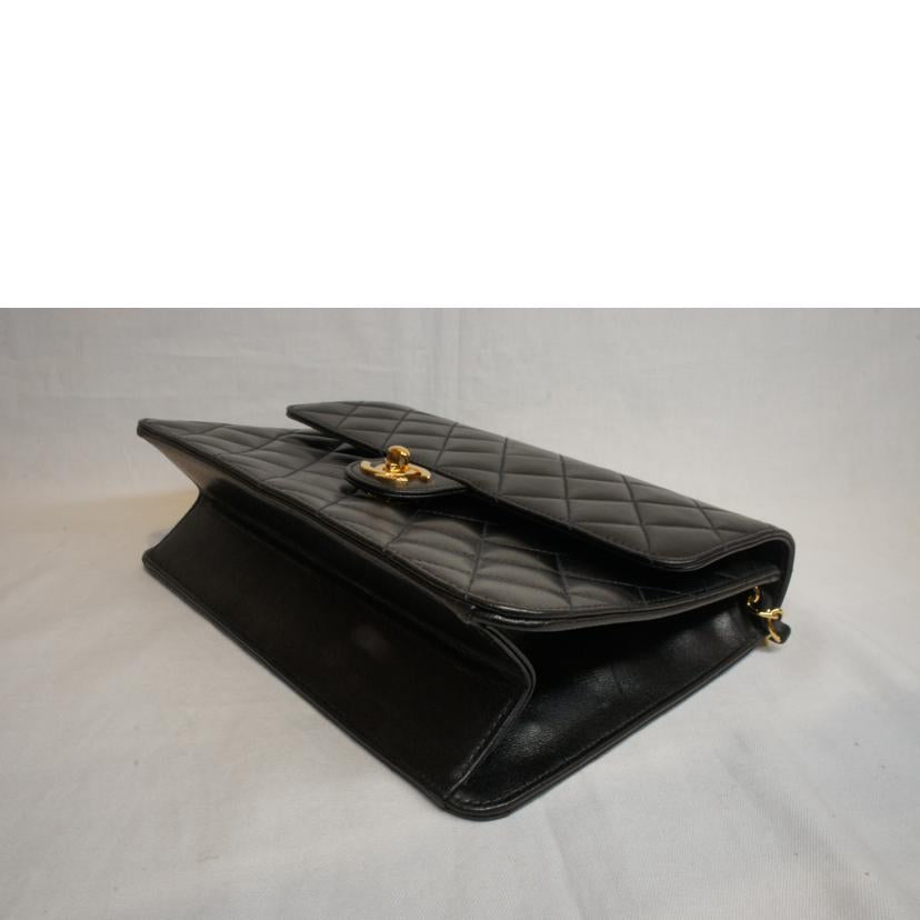 CHANEL シャネル/マトラッセラムスキンチェーンショルダーブラック/ゴールド金具/ターンロック//825****/Aランク/92