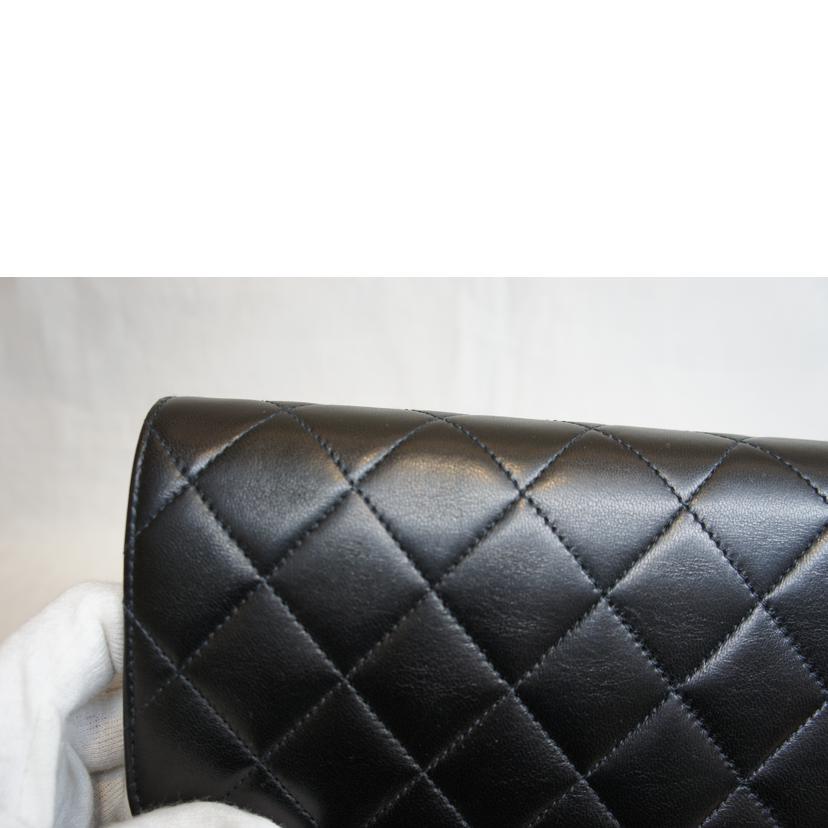 CHANEL シャネル/マトラッセラムスキンチェーンショルダーブラック/ゴールド金具/ターンロック//825****/Aランク/92