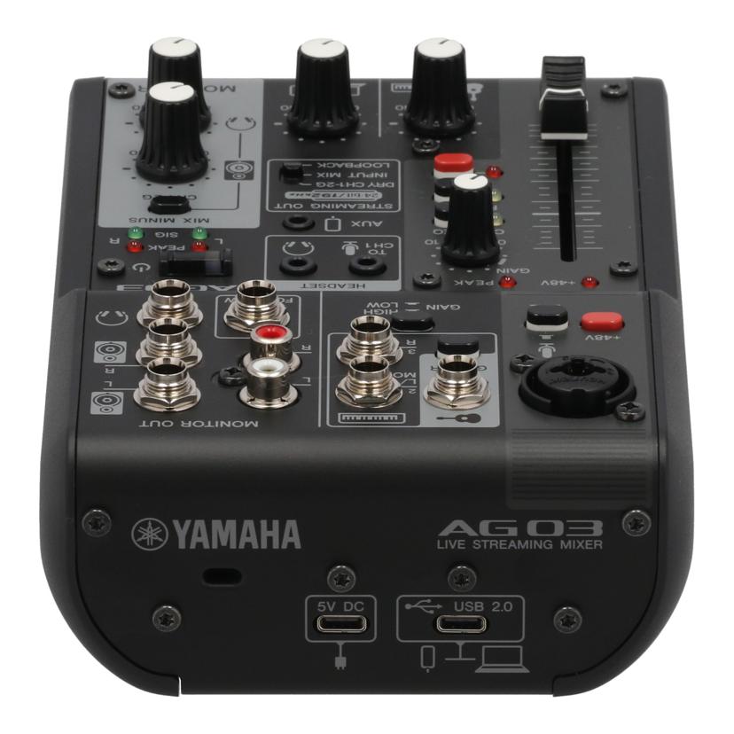 YAMAHA ヤマハ/ミキサー/AG03 MK2//21ygdn01729/Bランク/25