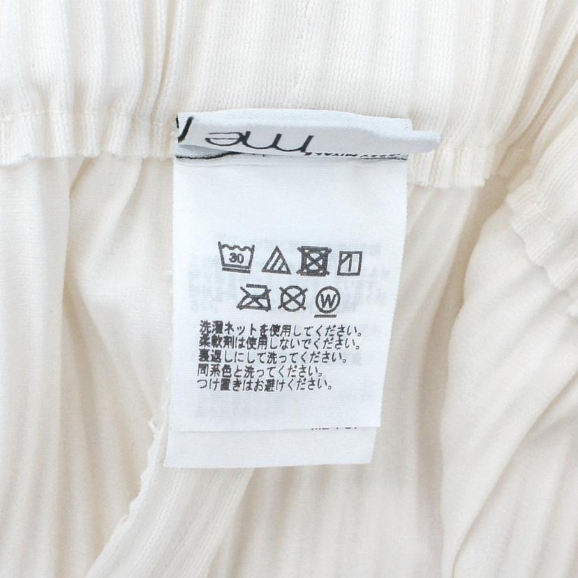 ISSEY MIYAKE イッセイミヤケ/me プリーツワイドパンツ/ホワイト/MI51KF632//サイズ:F/Aランク/91