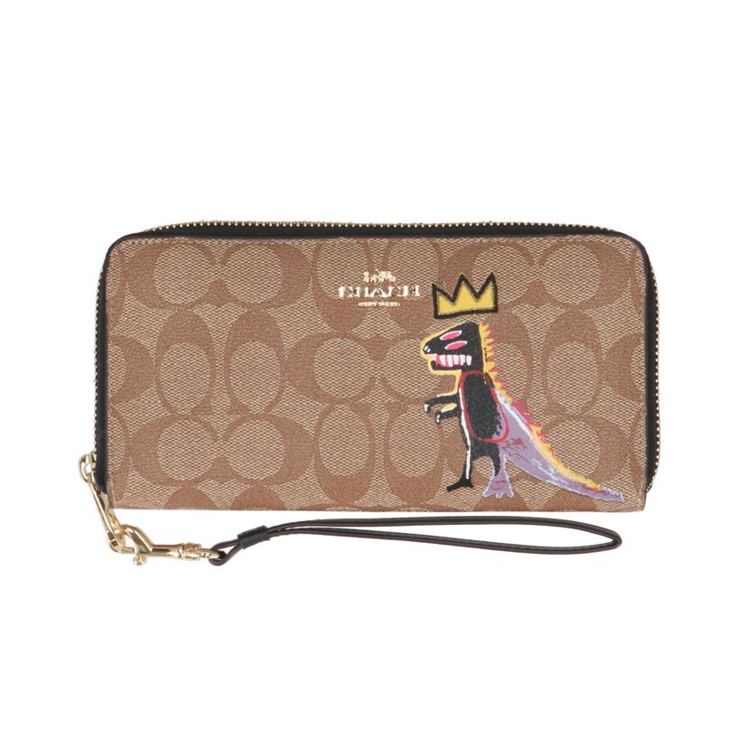 COACH コーチ/シグネチャー/ラウンドファスナー長財布/バスキアコラボ/C5615//F21**/ABランク/18