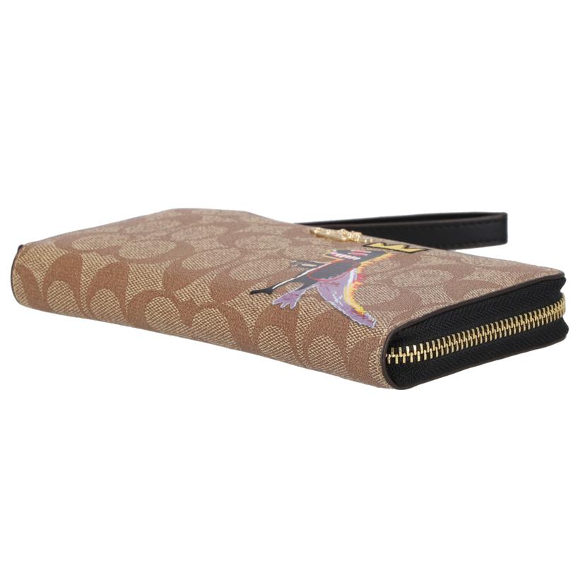 COACH コーチ/シグネチャー/ラウンドファスナー長財布/バスキアコラボ/C5615//F21**/ABランク/18