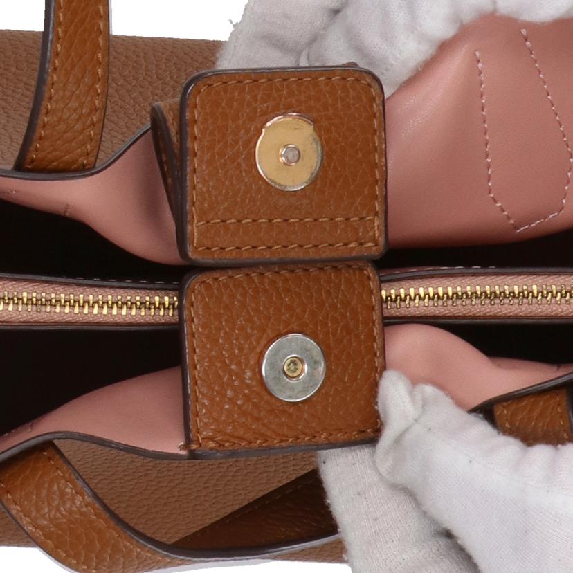 TORY BURCH トリーバーチ/レザーブレイクスモールトートバッグ//Bランク/94